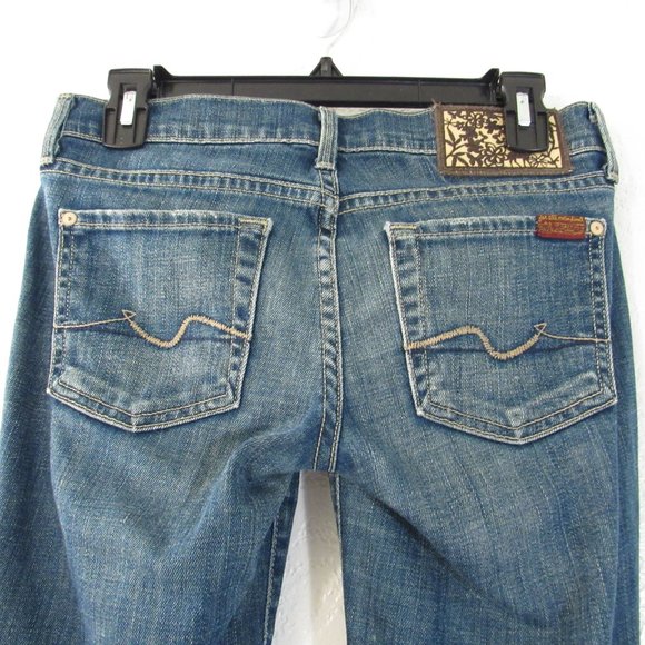 Womens Cutoff Jeans Shorts Sz 26 Straight Frayed - Picture 5 of 10